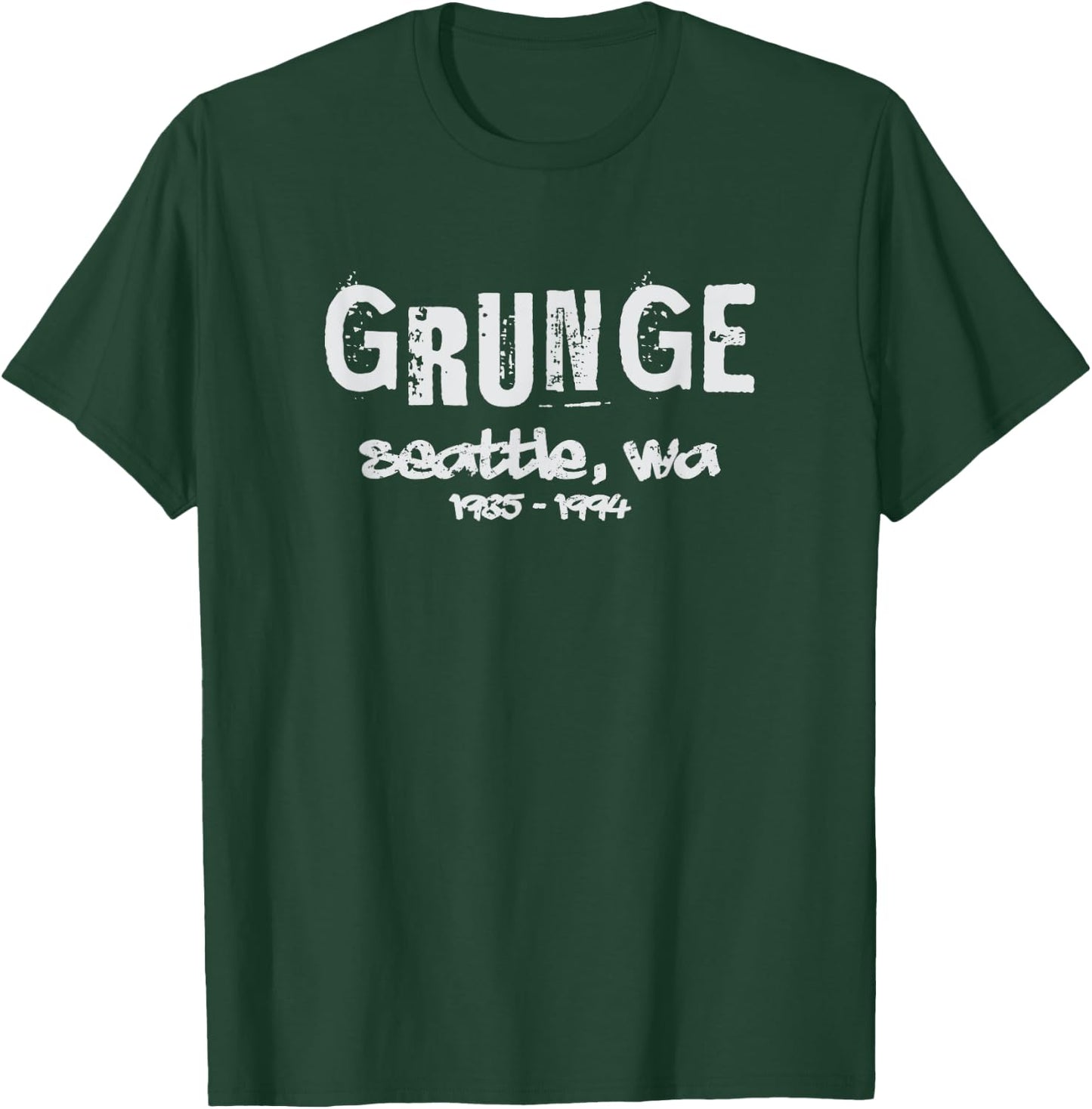 Grunge Seattle Music T-Shirt - T-Shirt | Forest