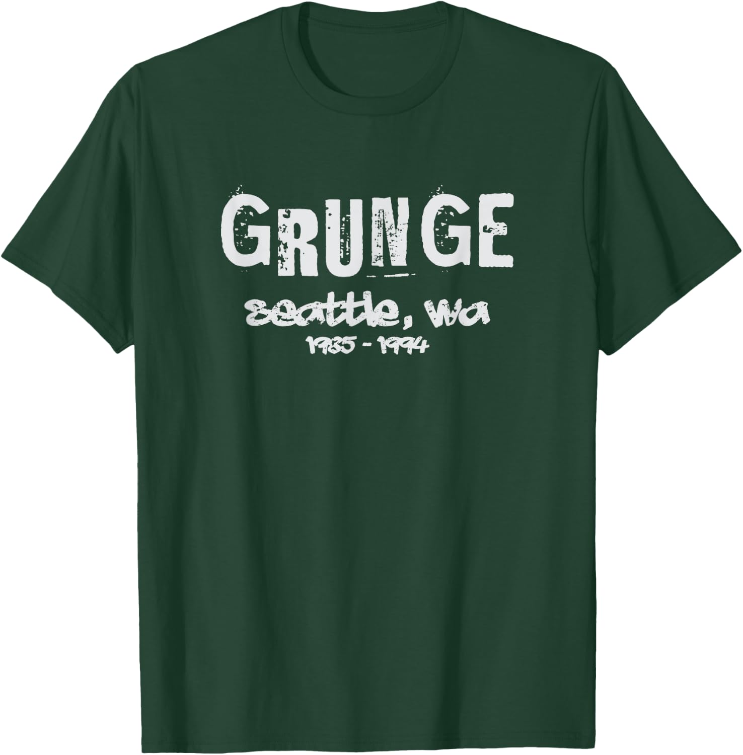 Grunge Seattle Music T-Shirt - T-Shirt | Forest