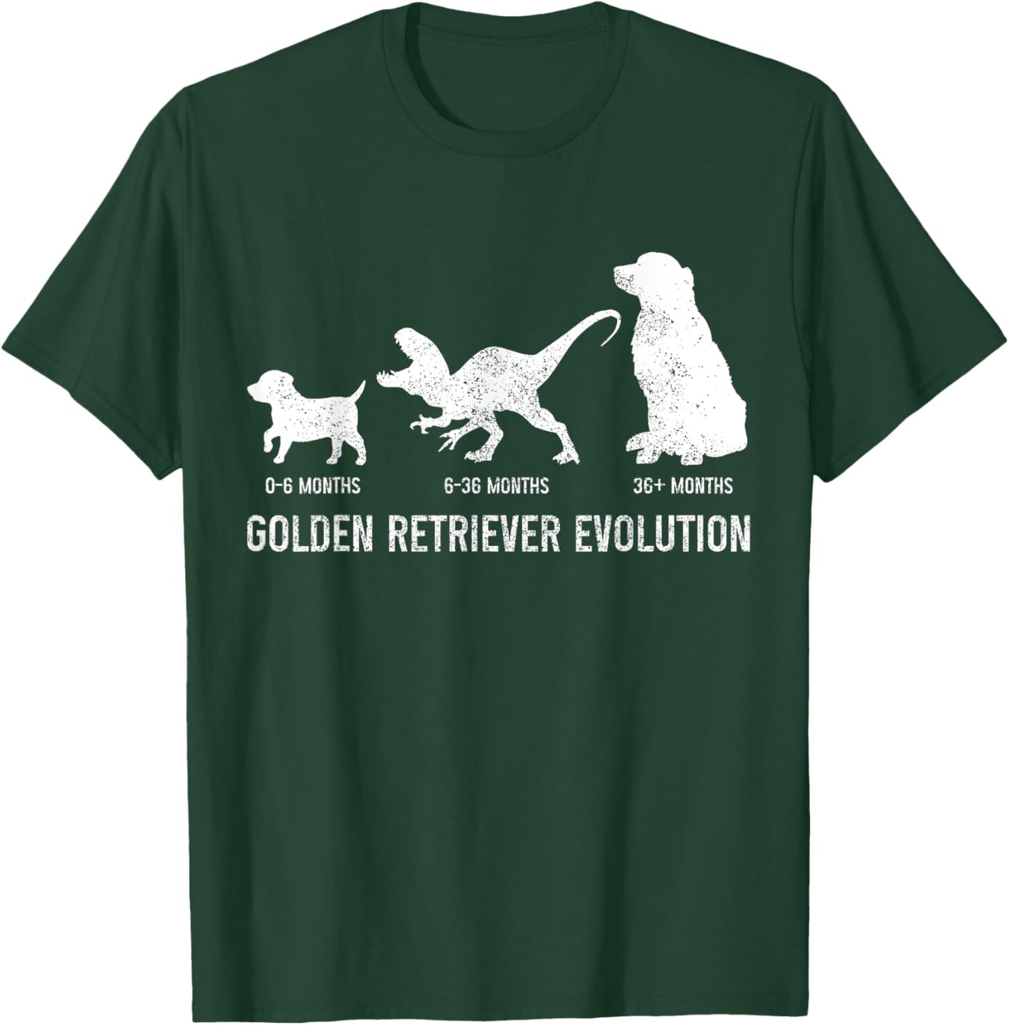 Golden Retriever Mom Dad Puppy Funny Dog Owner Dog Lover T-Shirt - T-Shirt | Forest