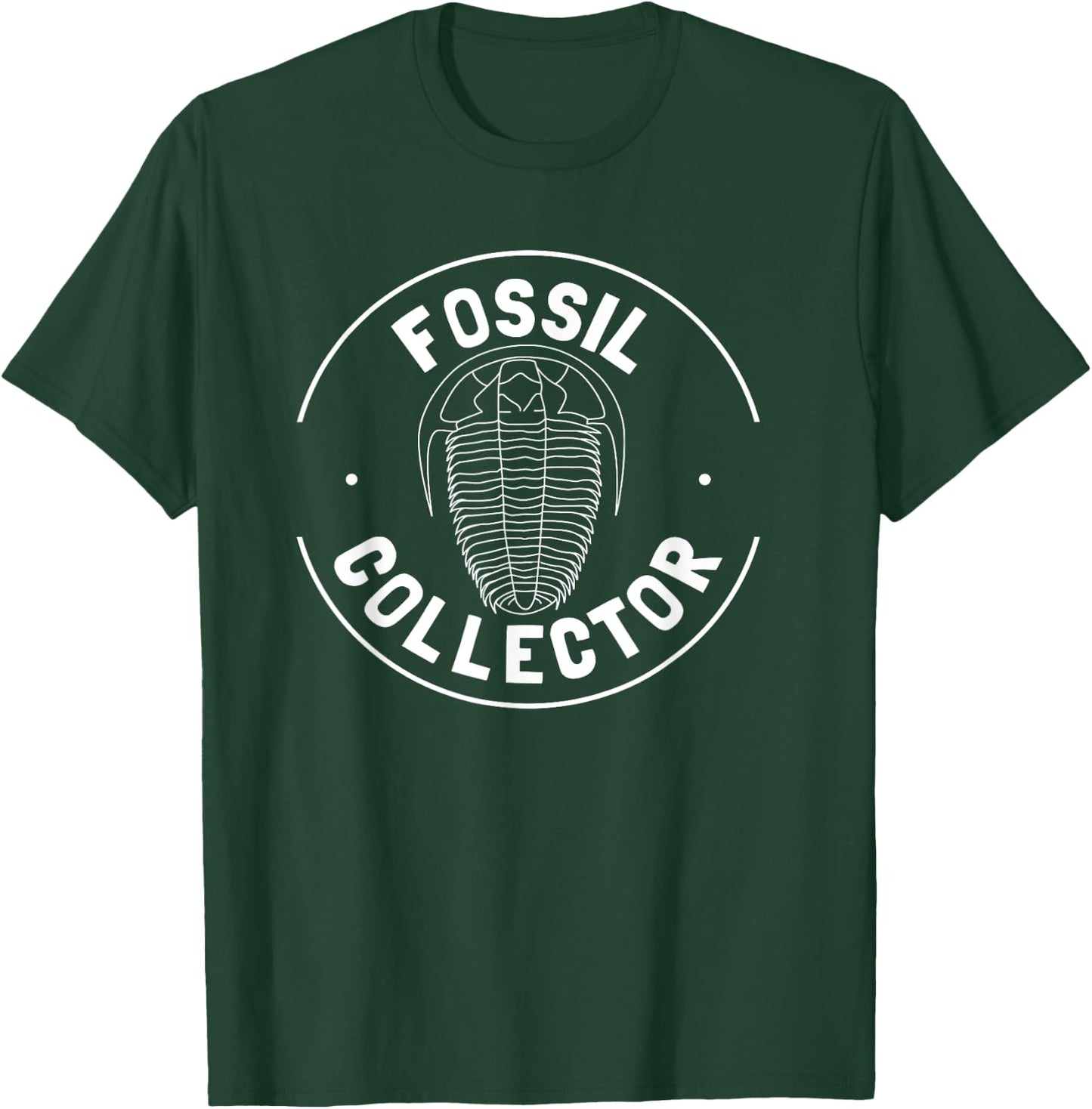 Fossil Collector , Trilobite Shirt, Geology Rockhound T-Shirt - T-Shirt | Forest