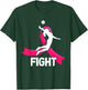Fight Breast Cancer Volleyball Pink Ribbon Awareness Women T-Shirt - T-Shirt | Forest