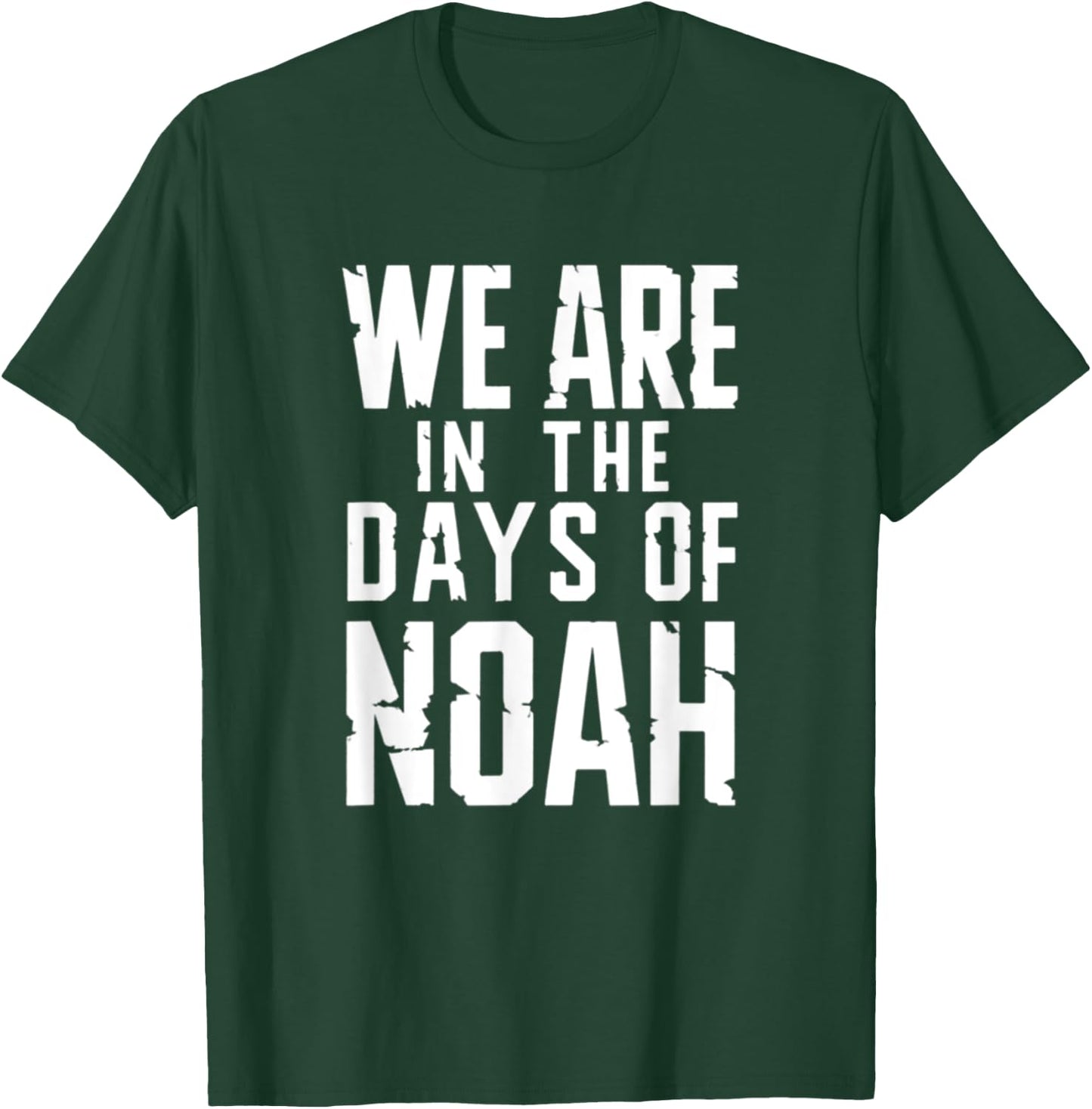 Matthew 24:37 The Days Of Noah Jesus Christ Bible Verse T-Shirt - T-Shirt | Forest