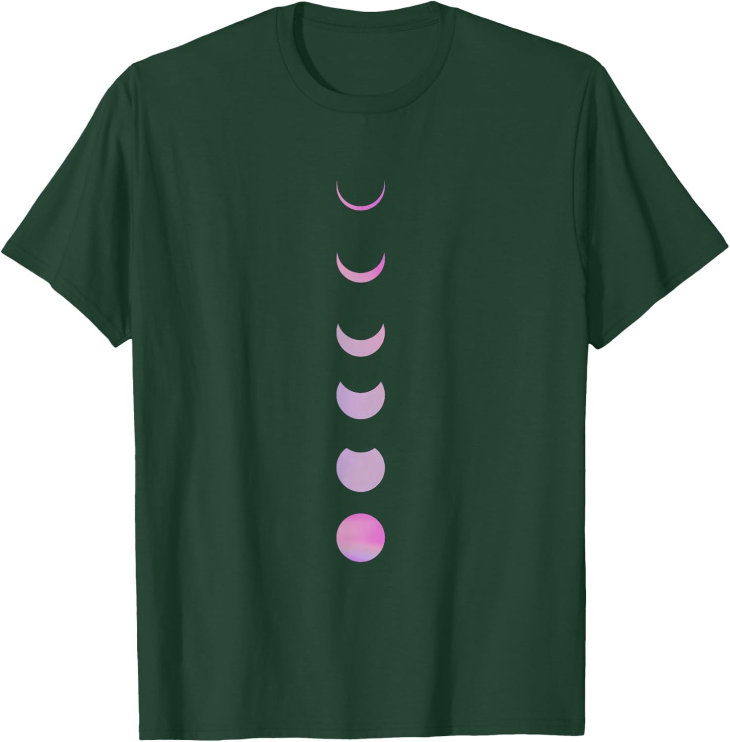 Phase Cresent Moon Lunar Full Astronomy Selenophile Gift T-Shirt - T-Shirt | Forest