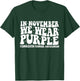 Groovy In November We Wear Purple Pancreatic Cancer T-Shirt - T-Shirt | Forest