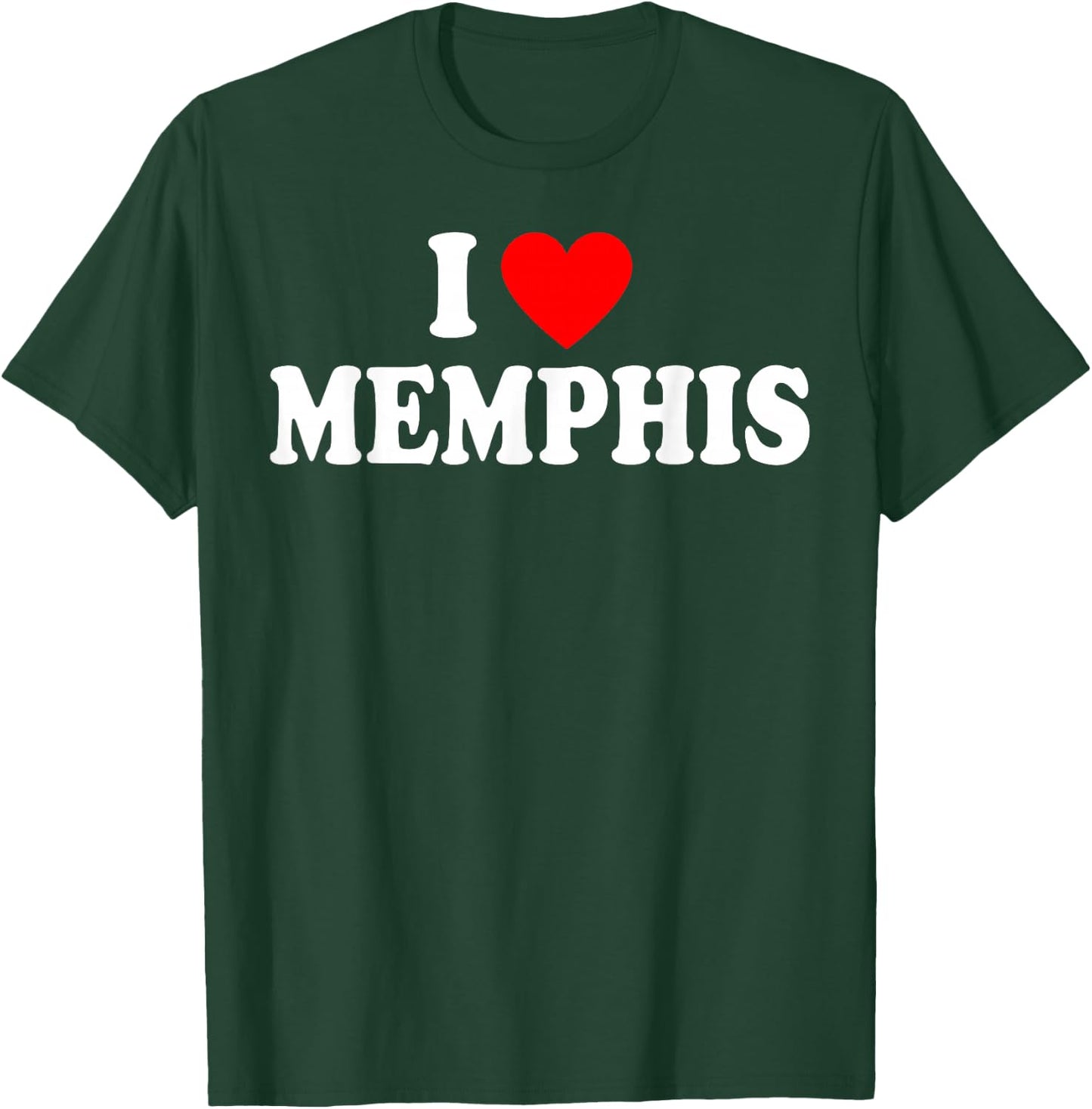 I Heart Memphis, I Love Memphis City Tennessee Classic T-Shirt - T-Shirt | Forest
