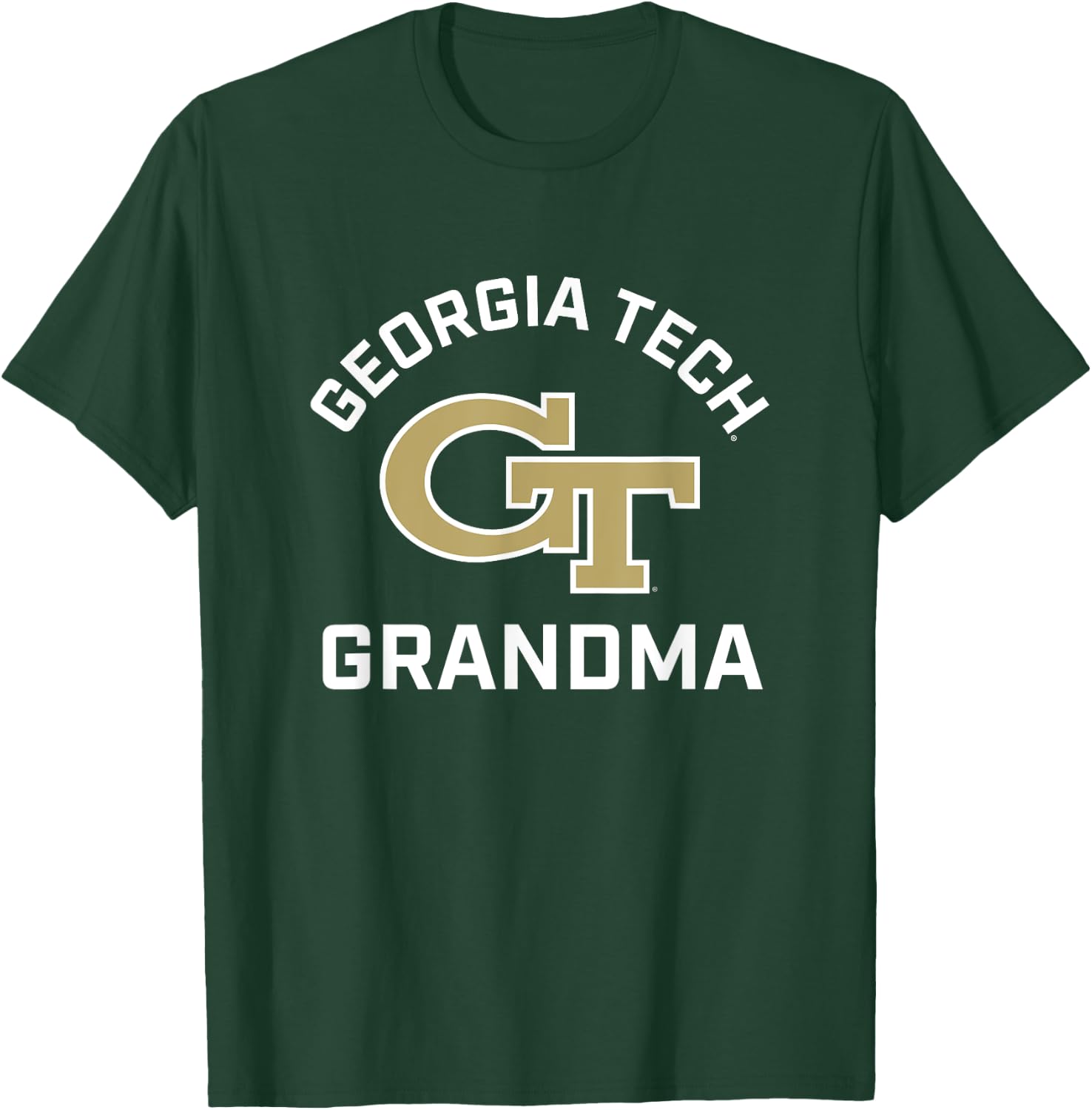 Georgia Tech Yellow Jackets Arched Grandma T-Shirt - T-Shirt | Forest