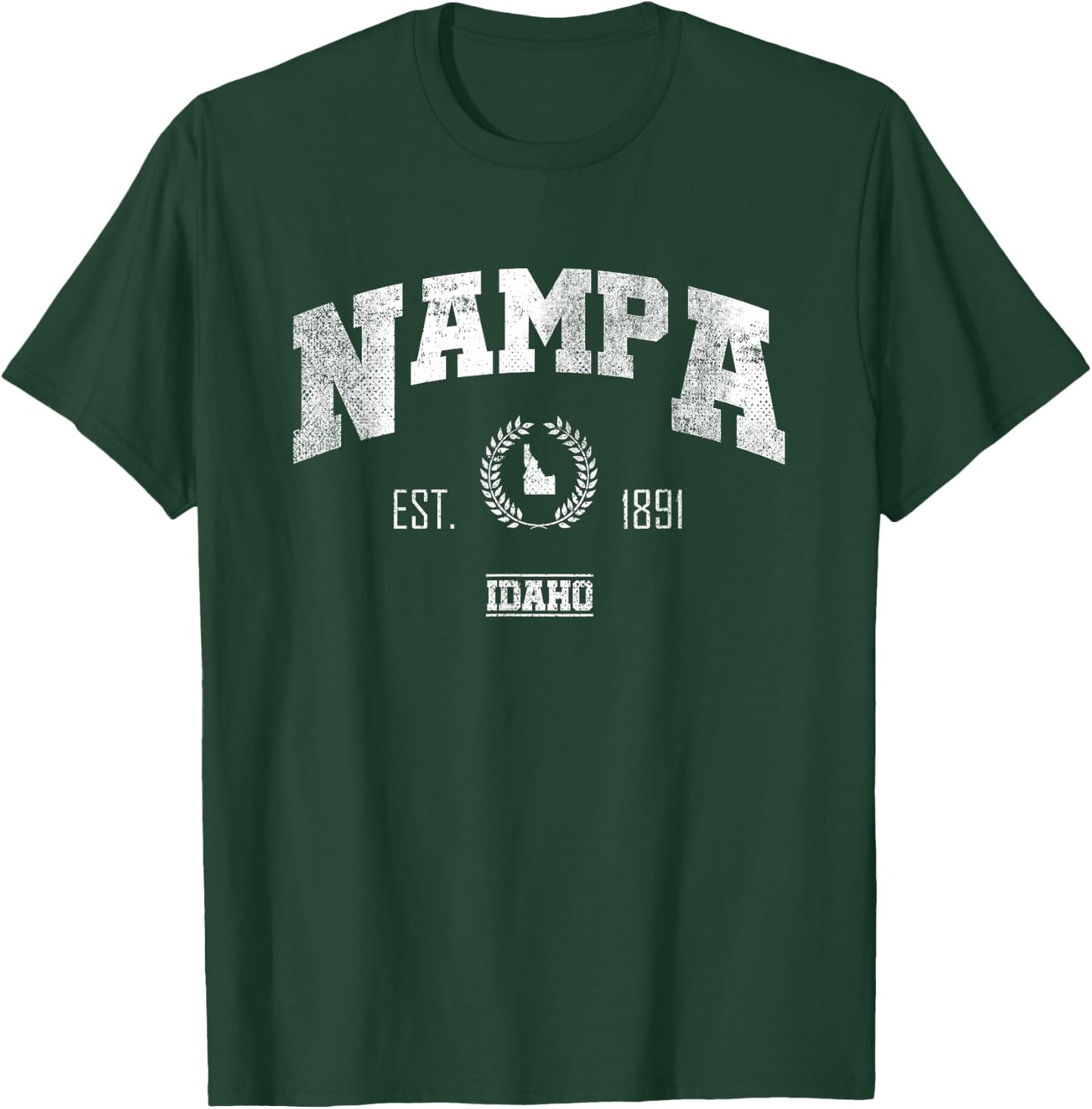 Nampa ID | Idaho | Vintage Throwback T-Shirt - T-Shirt | Forest