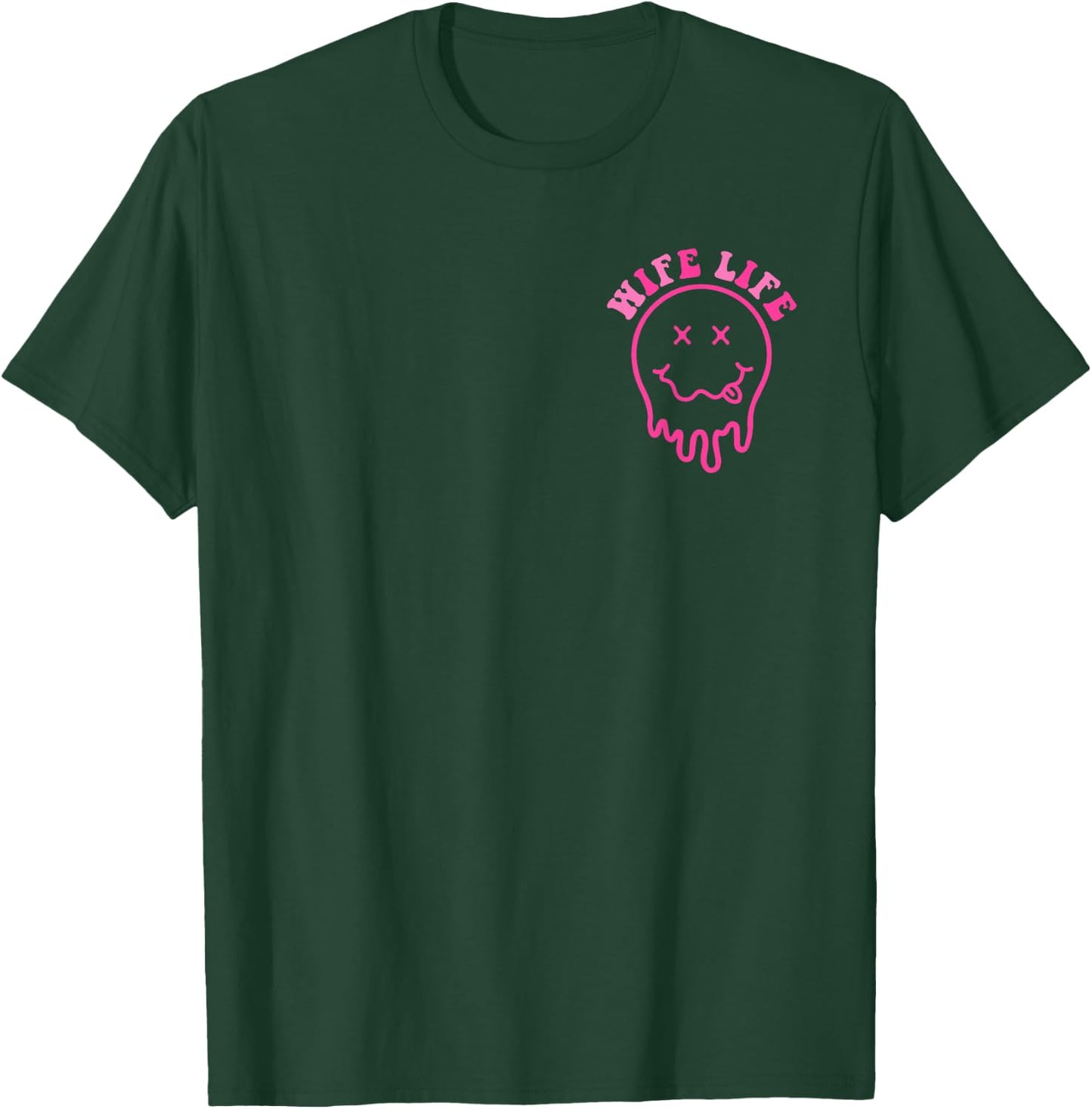 Funny On My Husband's Last Nerve Groovy Wife 2 Sides T-Shirt - T-Shirt | Forest