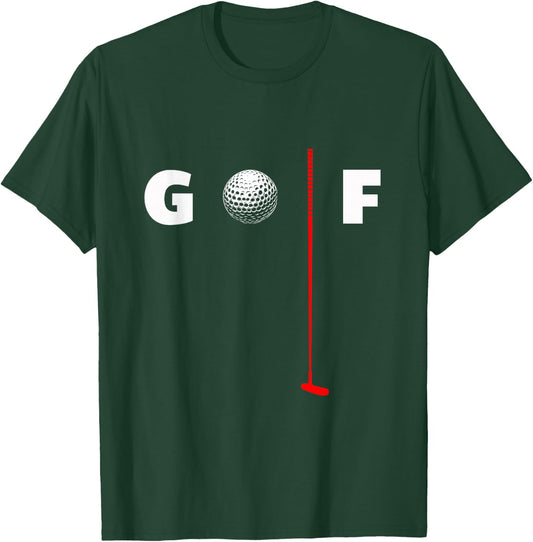 BASBO -Adults Golf , Black, Small, Short Sleeve, Classic Fit, Polyester 100% T-Shirt - T-Shirt | Forest