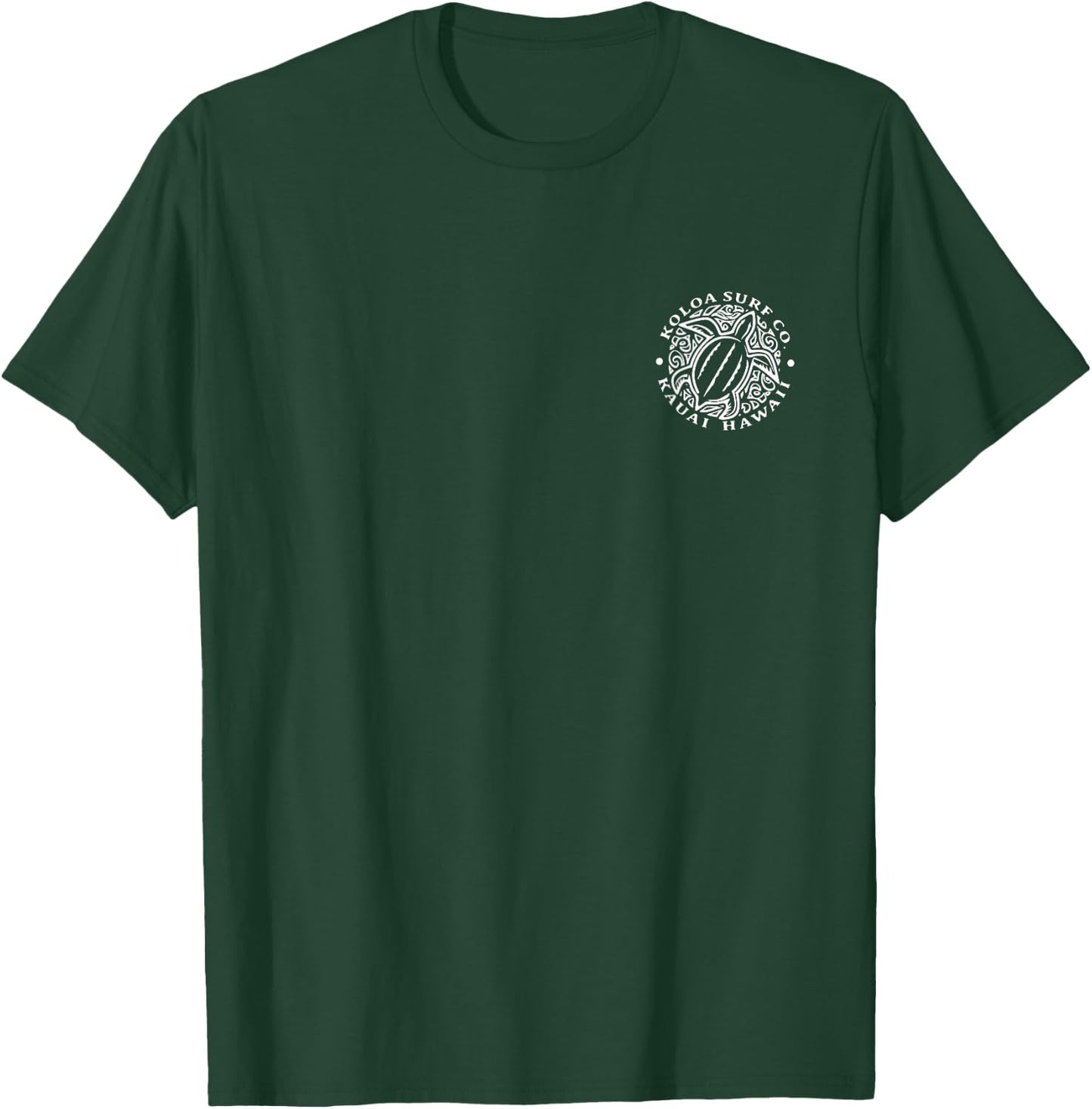 Koloa Surf Hawaiian Honu Turtle Lightweight, Graphic T-Shirt - T-Shirt | Forest