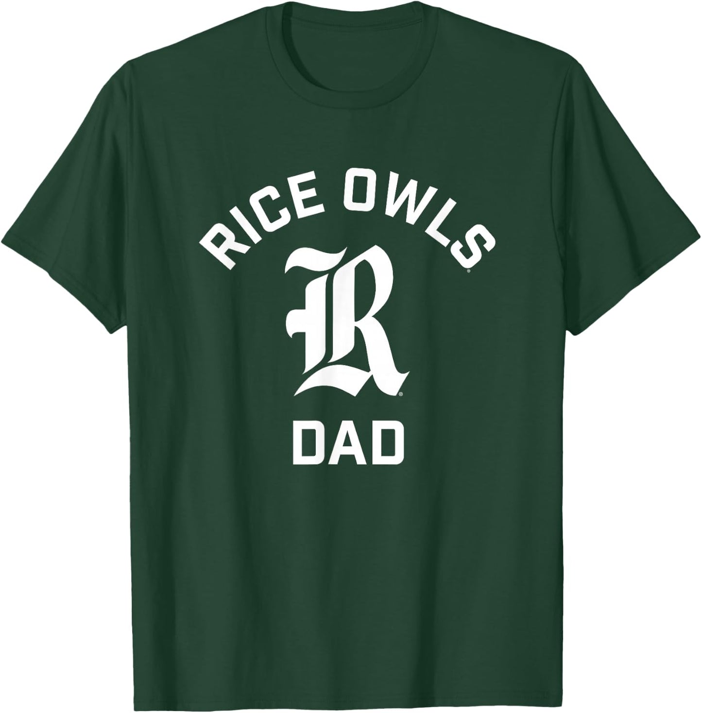 Rice University Owls Arched Dad T-Shirt - T-Shirt | Forest