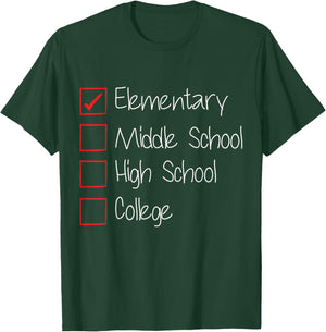 Elementary School Graduation Class 5th 6th Grade Graduate T-Shirt - T-Shirt | Forest