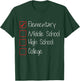 Elementary School Graduation Class 5th 6th Grade Graduate T-Shirt - T-Shirt | Forest