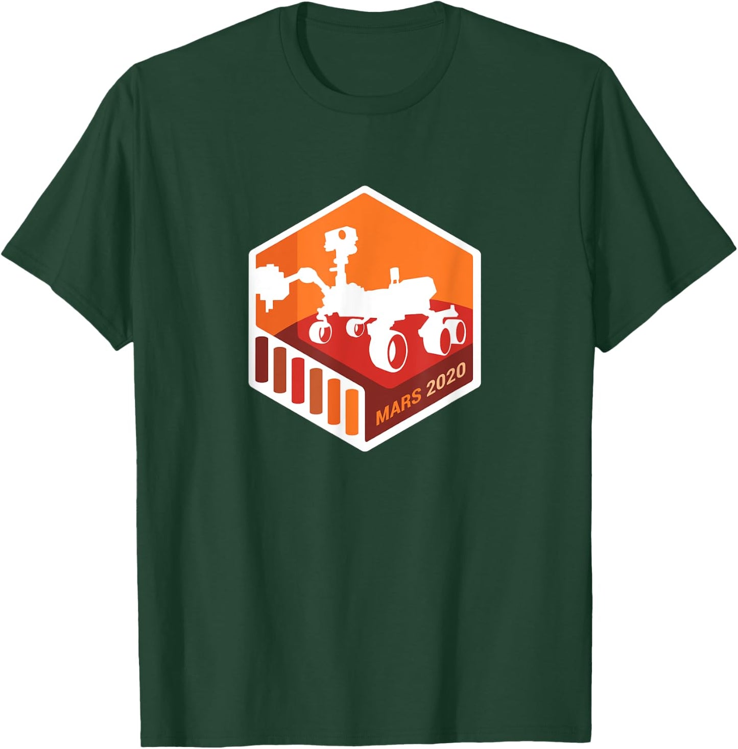 NASA JPL Mars 2020 Rover Mission Mars Exploration Program T-Shirt - T-Shirt | Forest