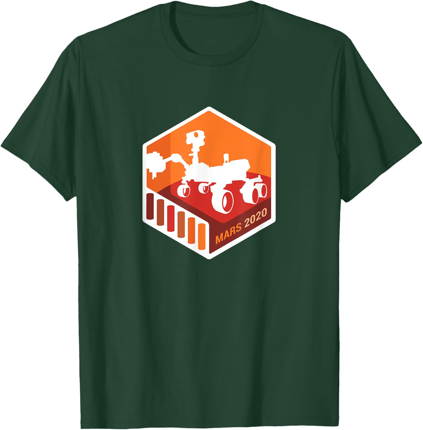 NASA JPL Mars 2020 Rover Mission Mars Exploration Program T-Shirt - T-Shirt | Forest