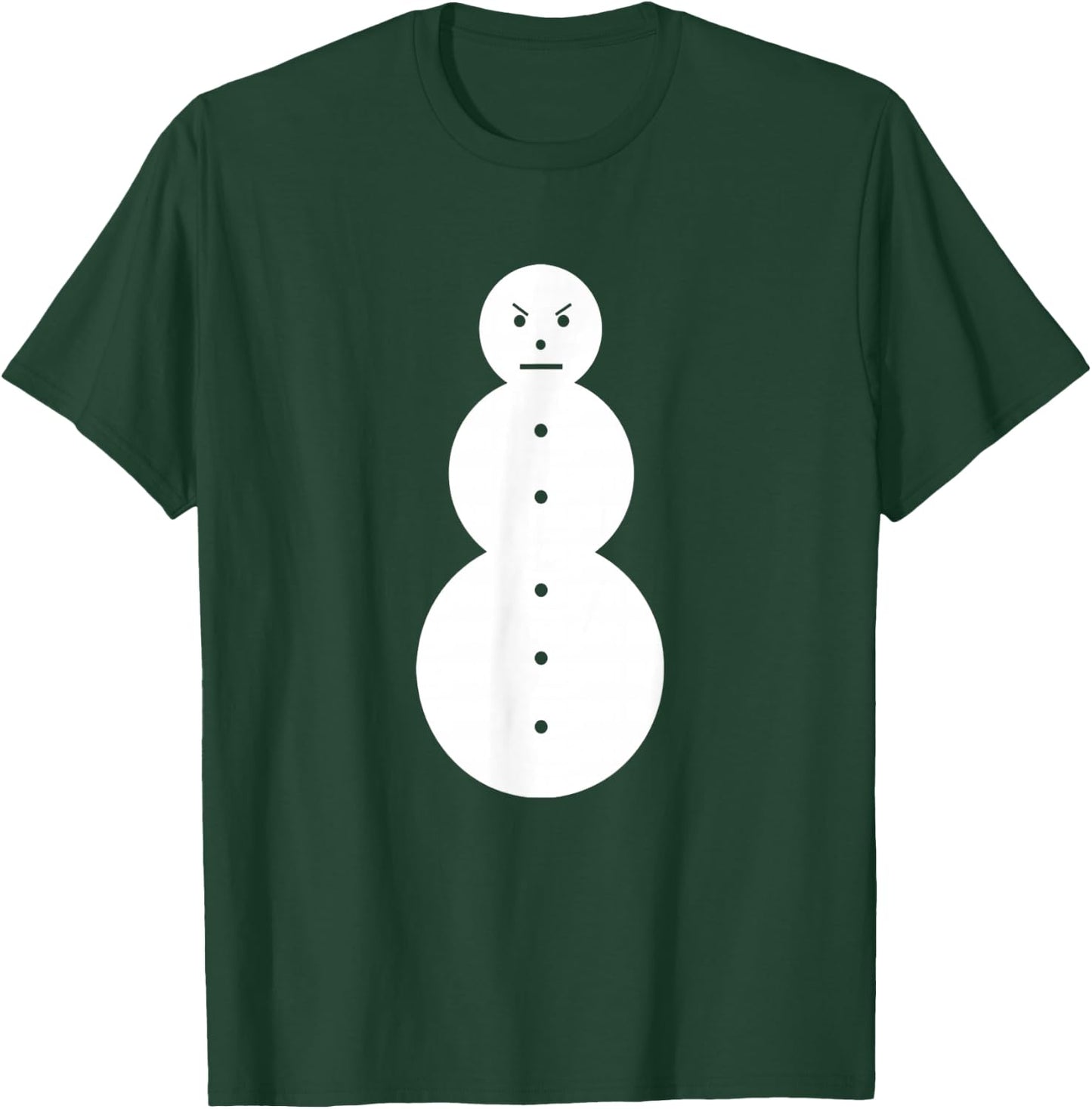 Funny Angry Snowman - The Jeezy Snowman T-Shirt - T-Shirt | Forest