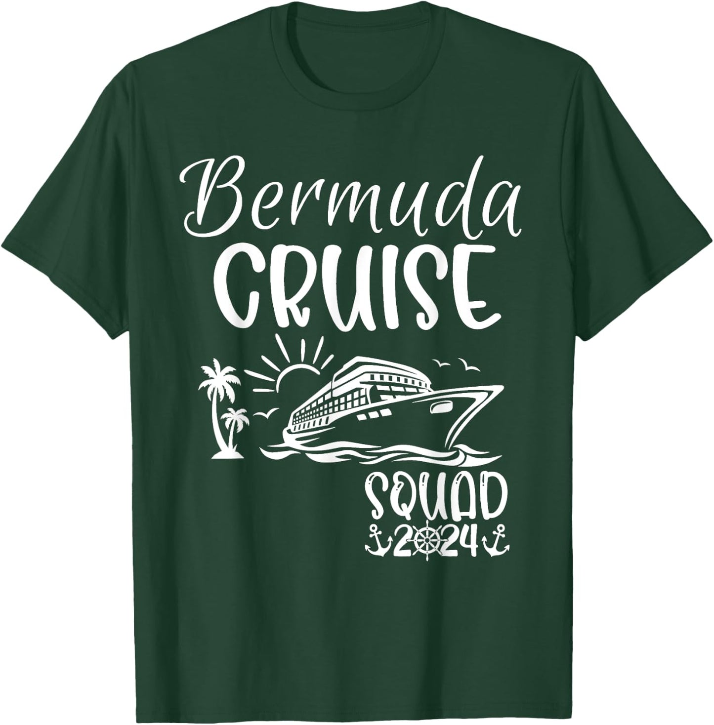 Bermuda Cruise Squad 2024 Bermuda Holiday Family Matching T-Shirt - T-Shirt | Forest