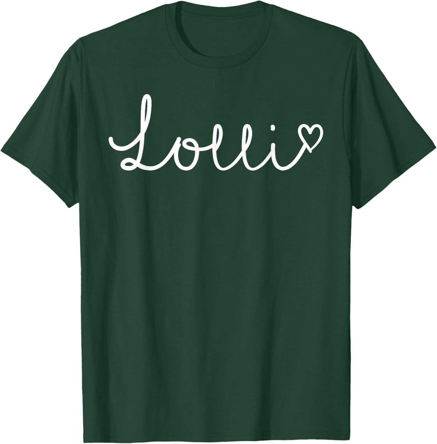 Lolli Gifts Grandma Heart Mother's Day Lolli T-Shirt - T-Shirt | Forest
