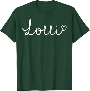 Lolli Gifts Grandma Heart Mother's Day Lolli T-Shirt - T-Shirt | Forest