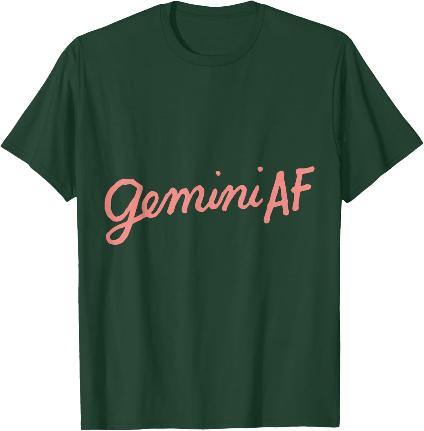 Gemini AF Zodiac Birthday As Fuck Funny Horoscope Gifts T-Shirt - T-Shirt | Forest