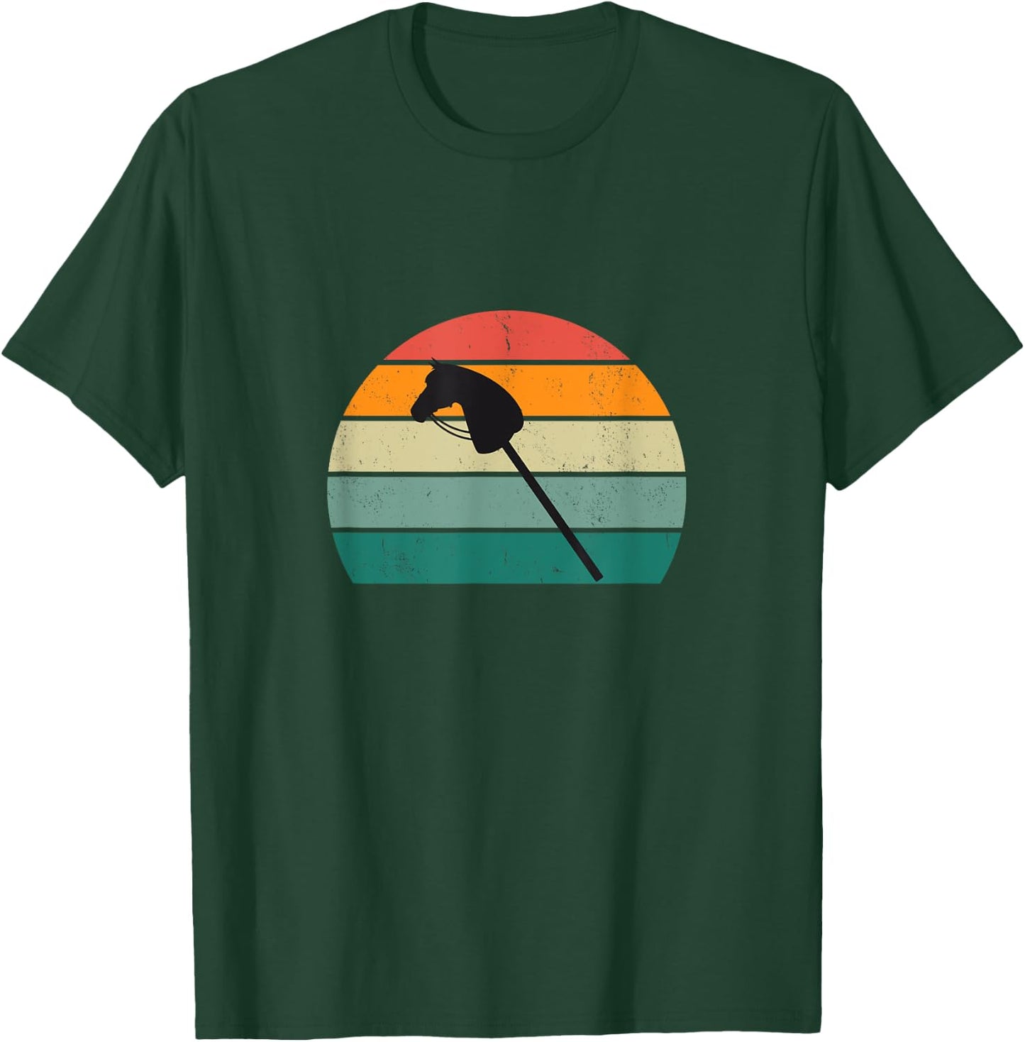 Hobby Horse | Stick Horse | Hobbyhorse Riding | Horses T-Shirt - T-Shirt | Forest