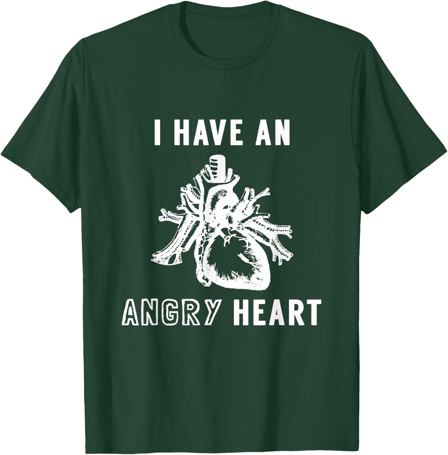 I Have An Angry Heart - Surgery Folk Punk AJJ Music T-Shirt - T-Shirt | Forest