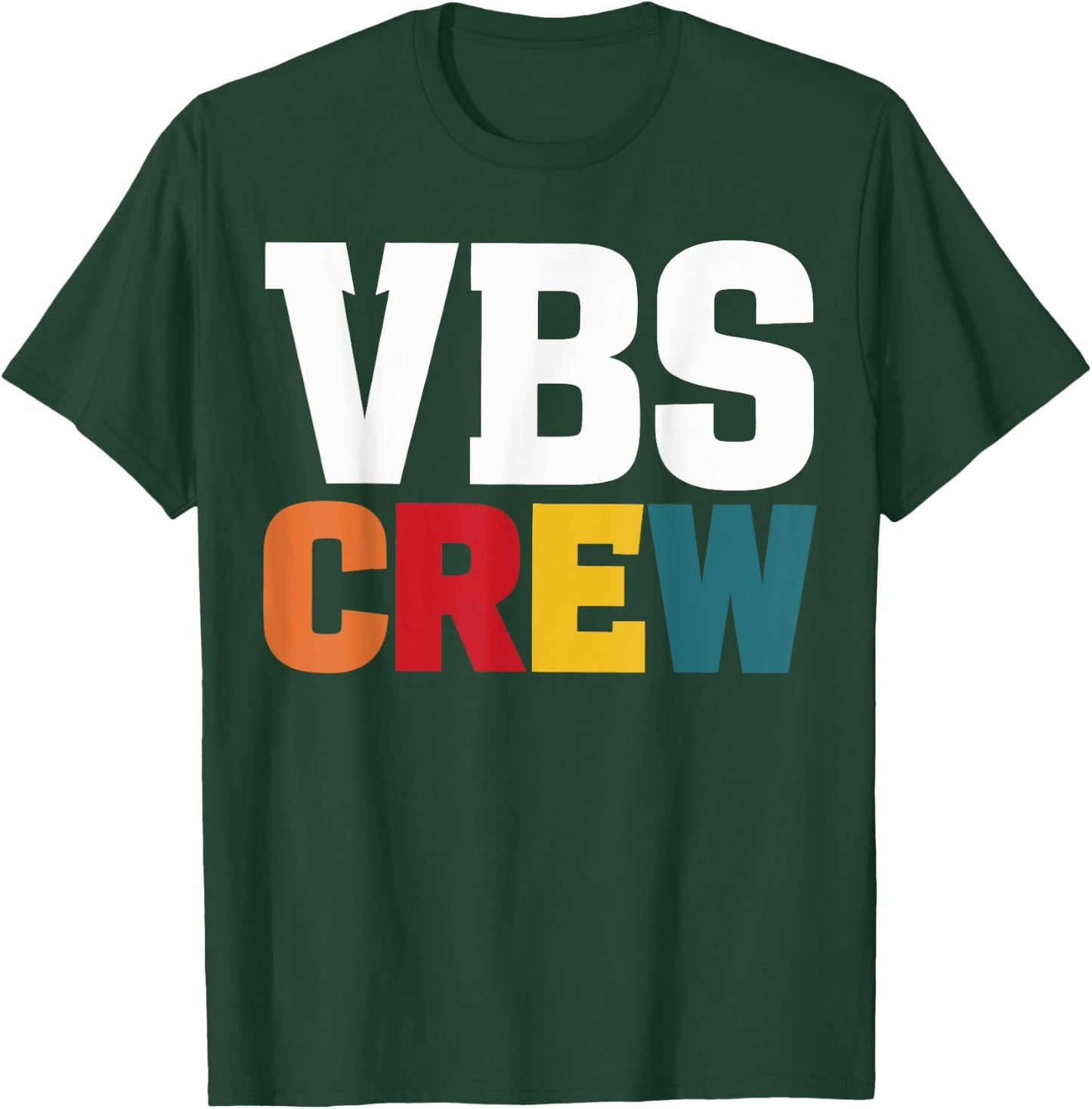 VBS Crew Faith-Based Gathering Sunday School Teacher Women Kids T-Shirt - T-Shirt | Forest