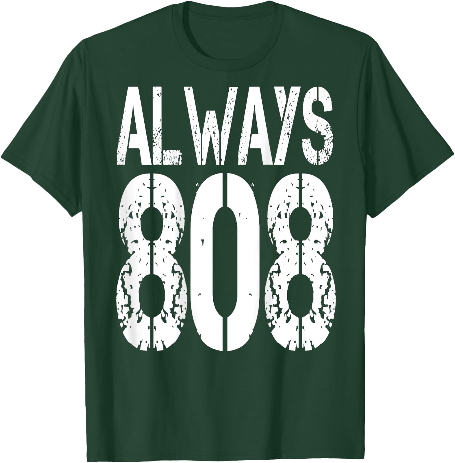 ALWAYS 808. I love Techno music. Techno raver and T-Shirt - T-Shirt | Forest