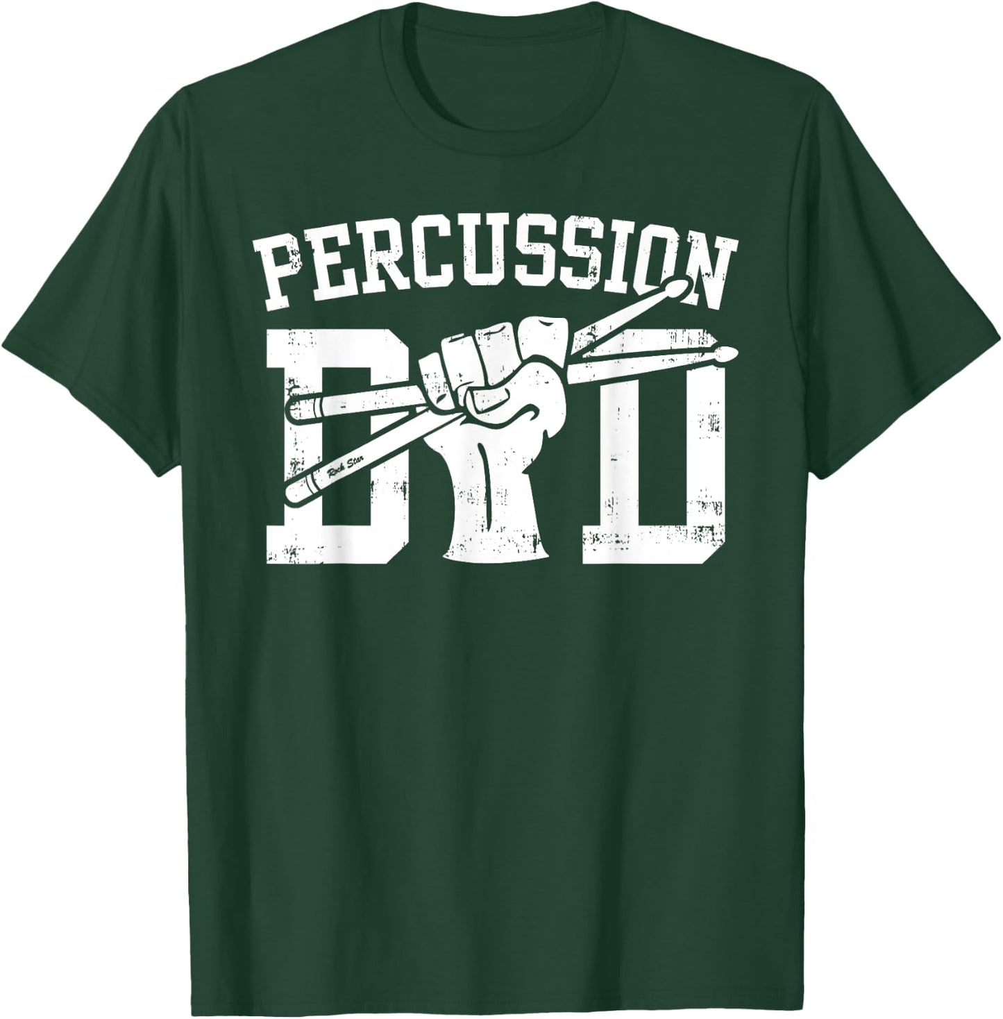 Percussion Dad Marching Band Daddy Percussionist Cool Father T-Shirt - T-Shirt | Forest