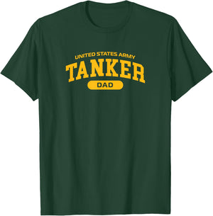 Proud Army Tanker Dad T-Shirt - T-Shirt | Forest