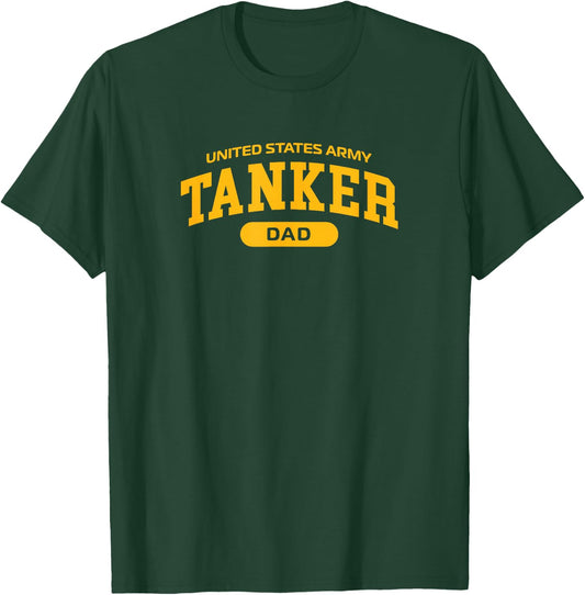 Proud Army Tanker Dad T-Shirt - T-Shirt | Forest