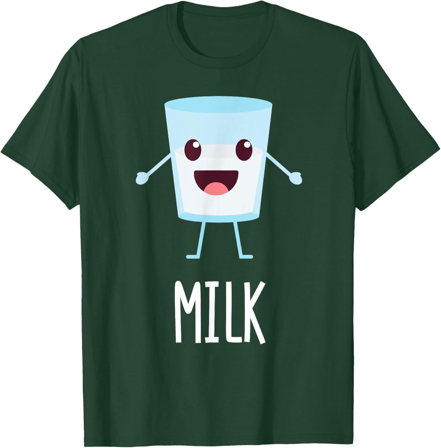 Milk & Cookies Matching Couple Halloween Best Friends T-Shirt - T-Shirt | Forest