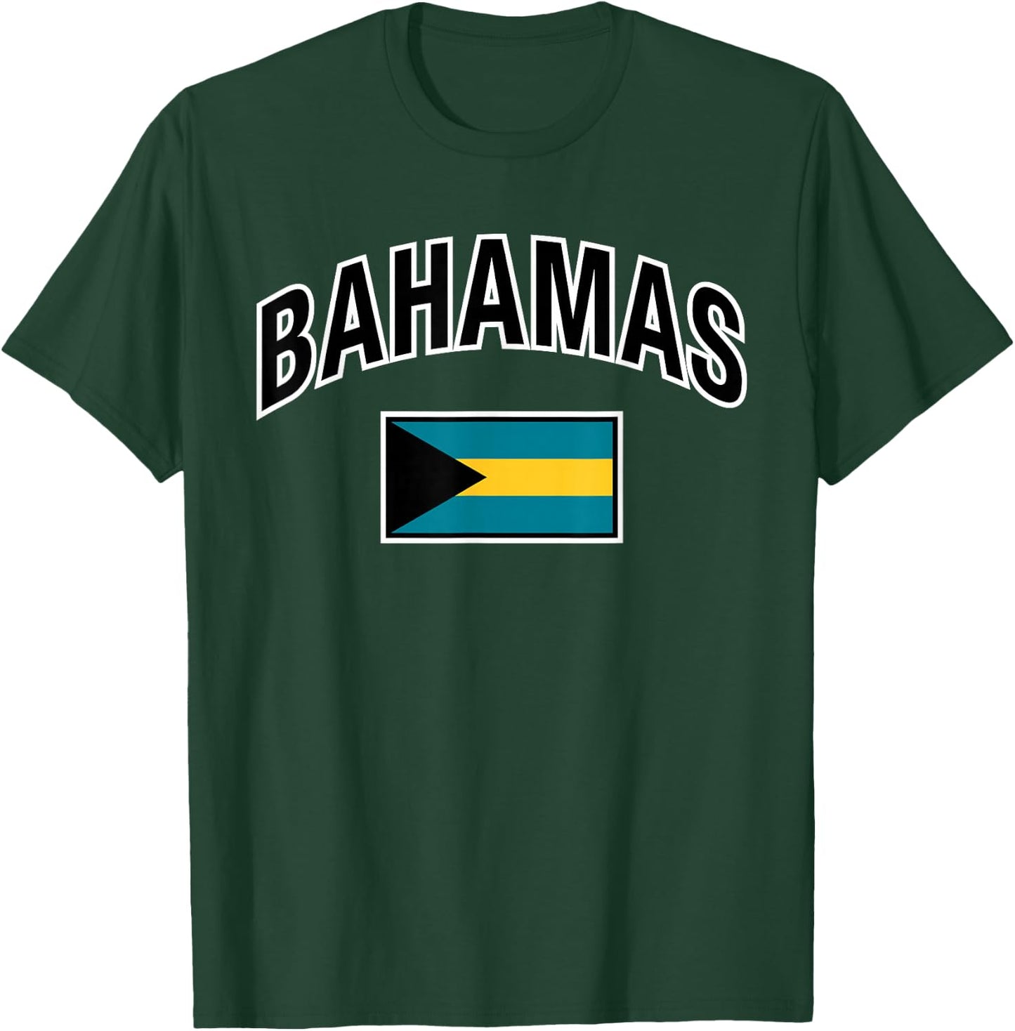 Bahamas Flag Proud Bahamian T-Shirt - T-Shirt | Forest