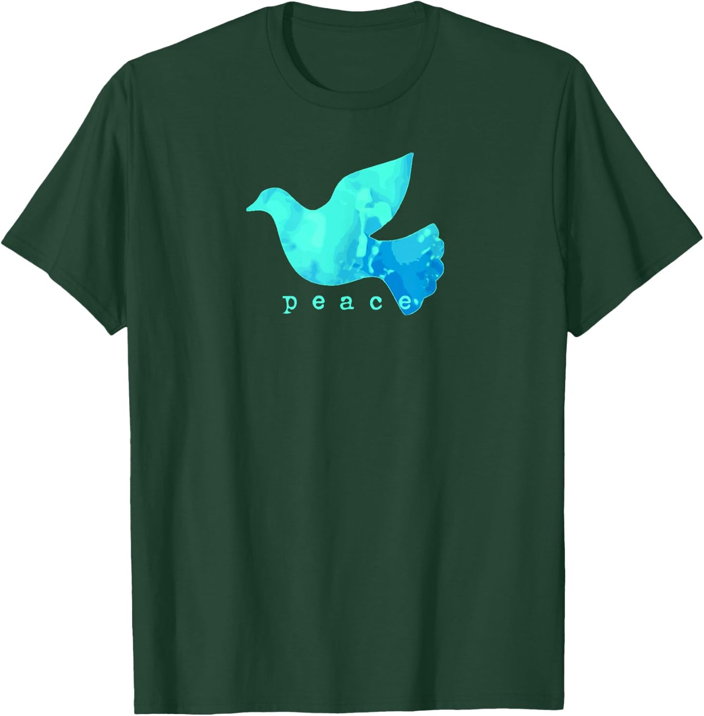 Dove Of Peace Blue Bird Affirmation Shirt T-Shirt - T-Shirt | Forest