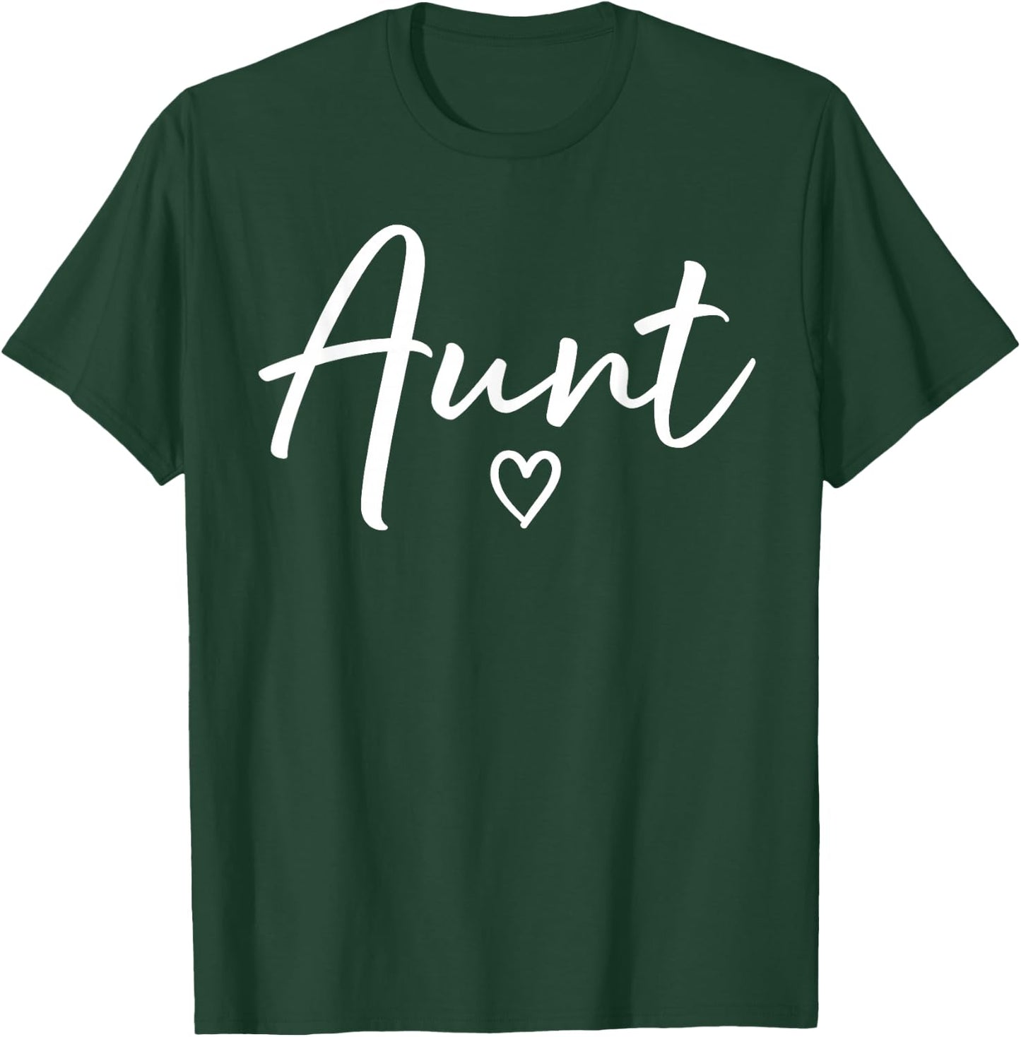 Aunt Gifts Heart Mother's Day Aunt T-Shirt - T-Shirt | Forest