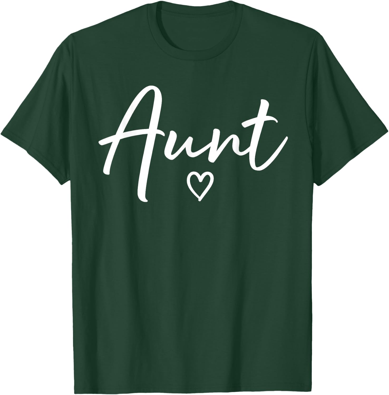 Aunt Gifts Heart Mother's Day Aunt T-Shirt - T-Shirt | Forest