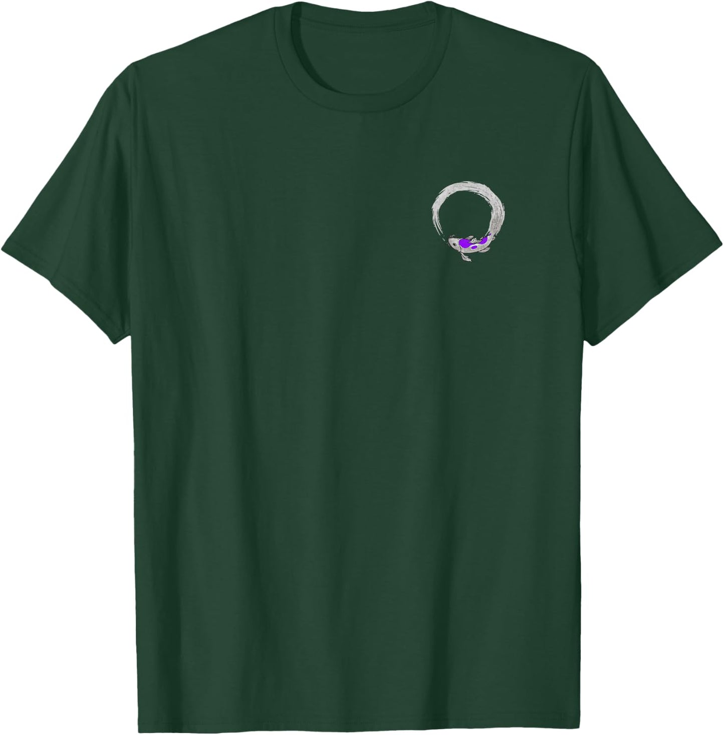 Vintage Asian Japanese Koi Carp, Nishikigoi, Koi Fish T-Shirt - T-Shirt | Forest