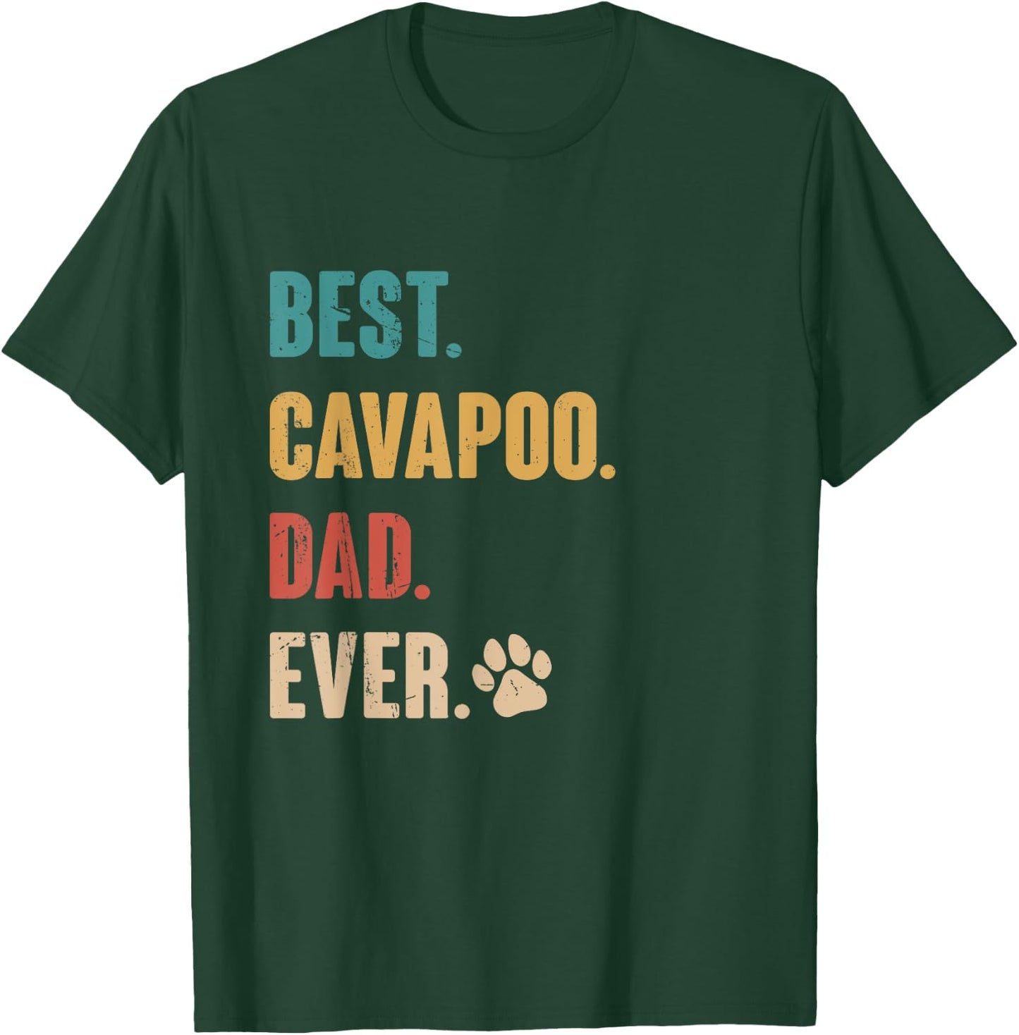Best Cavapoo Dad Funny Cavapoo Dog Lovers Gift T-Shirt - T-Shirt | Forest