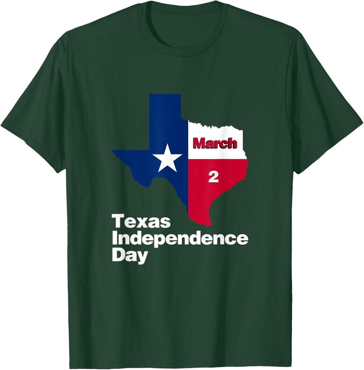 Happy Texas Independence Day on March 2, 1836, Texas flag T-Shirt - T-Shirt | Forest