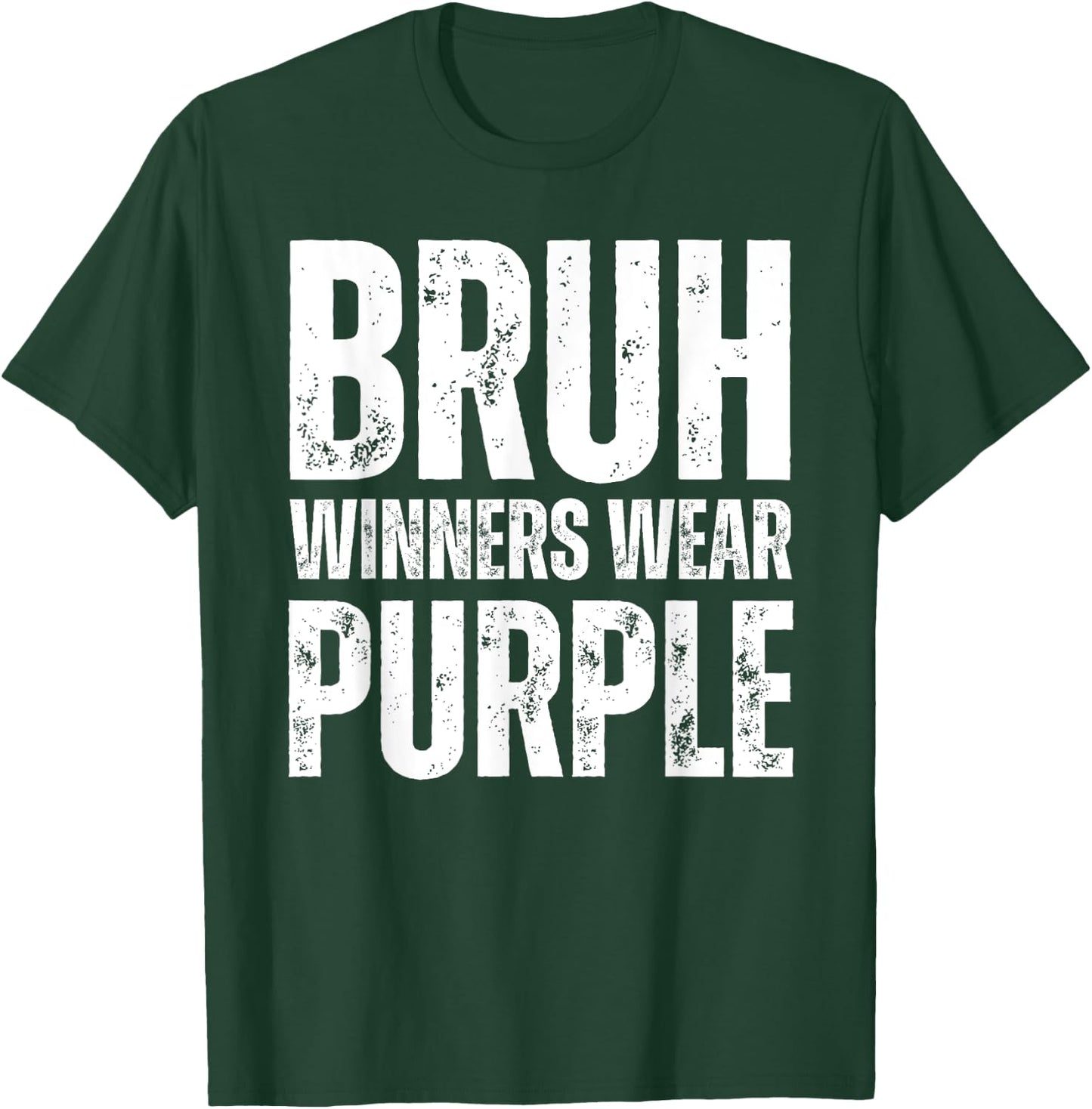 Winners Wear Purple Team Spirit Week Game Color Sports Day T-Shirt - T-Shirt | Forest