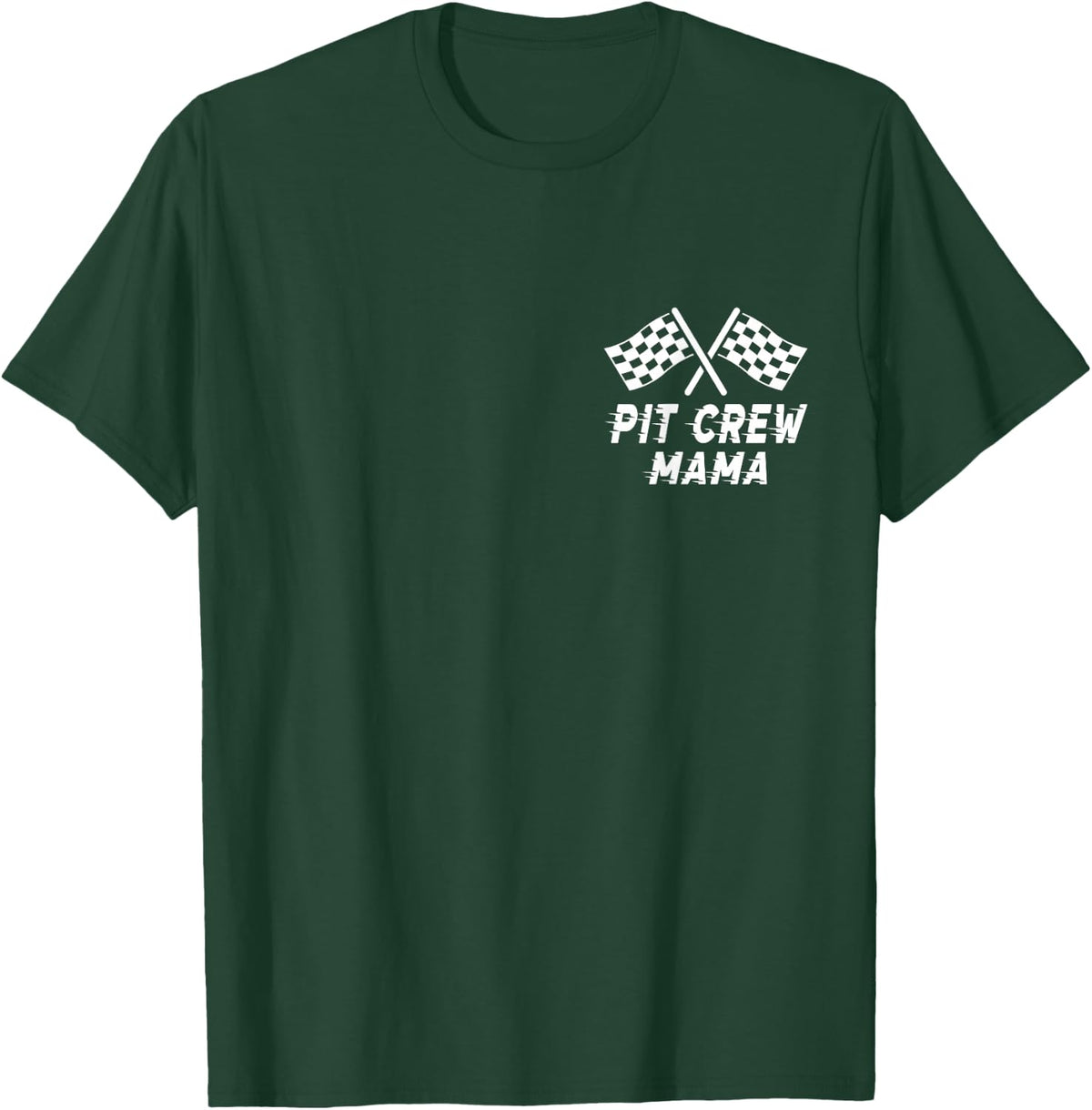 Mama Pit Crew Birthday Party Costume For Race Car Parties T-Shirt - T-Shirt | Forest
