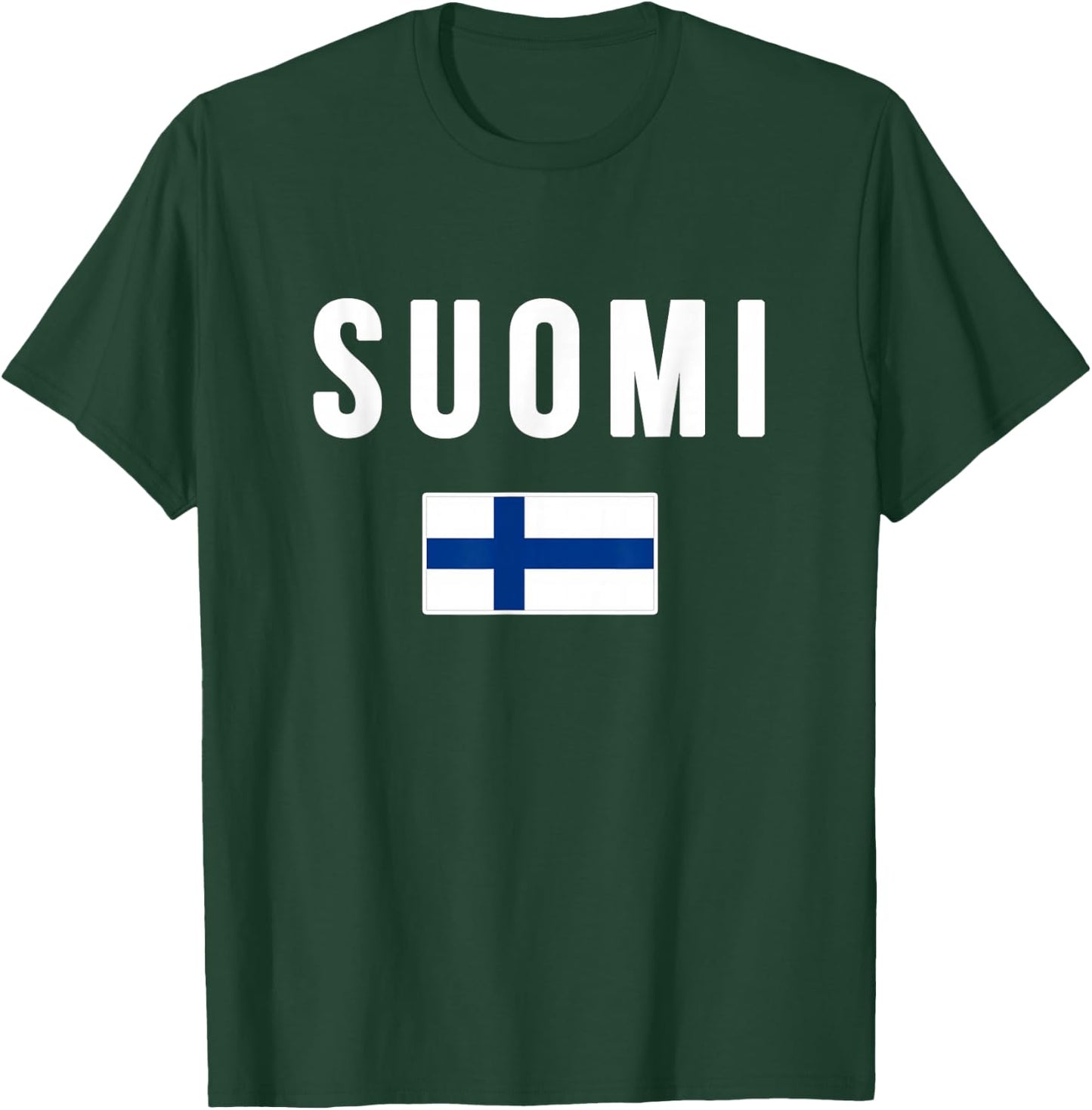 Finland Finnish Flag Suomi Sisu Souvenir T-Shirt - T-Shirt | Forest