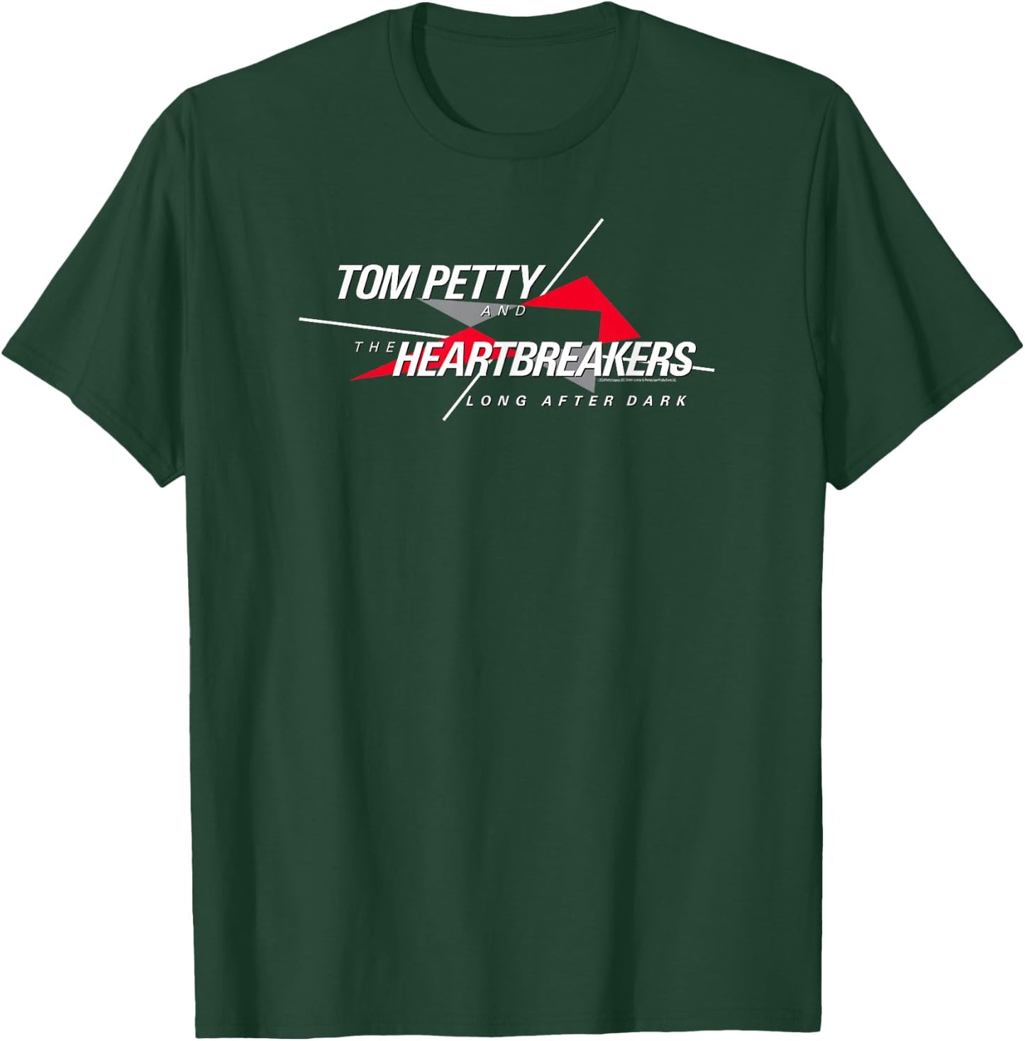 Tom Petty Long After Dark Logo White Letters T-Shirt - T-Shirt | Forest