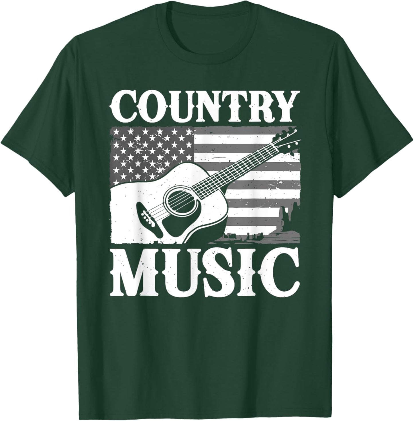 Cool Country Music Art Women Classic Country Music T-Shirt - T-Shirt | Forest