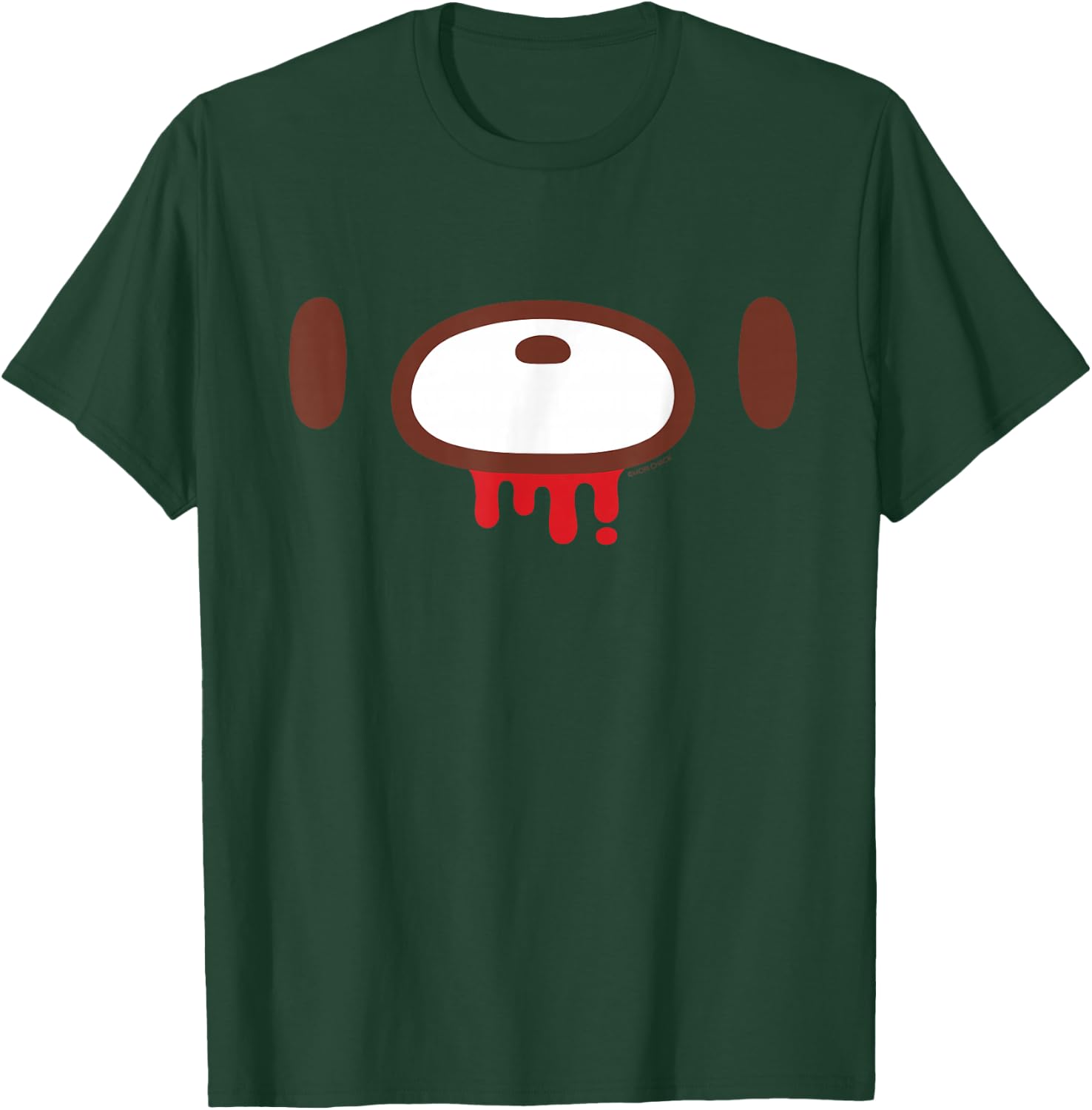 Gloomy Bear The Naughty Grizzly Face Print Anime Manga T-Shirt - T-Shirt | Forest