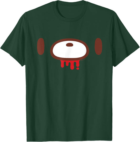Gloomy Bear The Naughty Grizzly Face Print Anime Manga T-Shirt - T-Shirt | Forest
