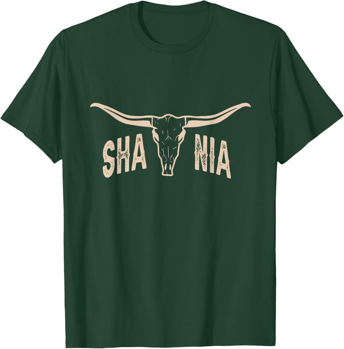 Retro Shania First Name Girl Personalized 80s Vintage Outfit T-Shirt - T-Shirt | Forest