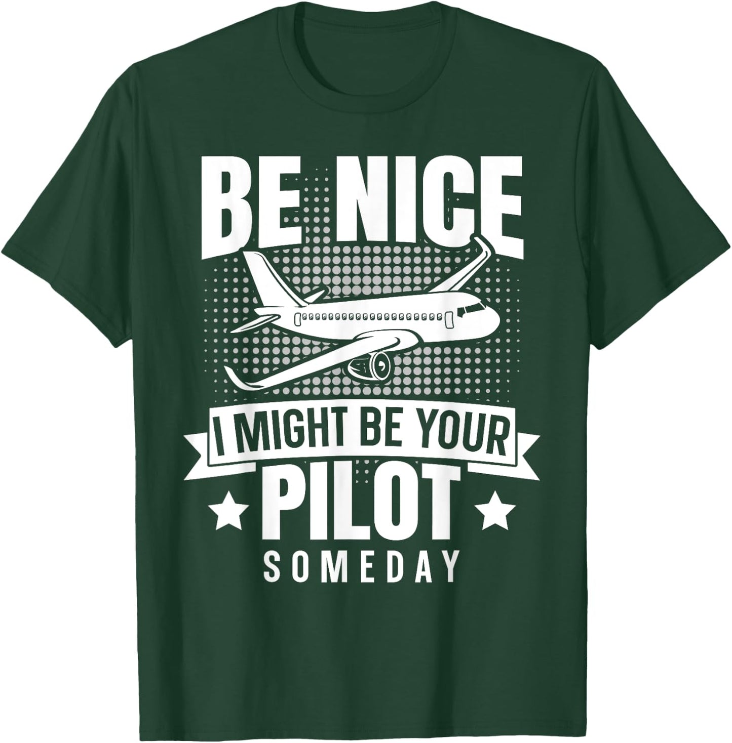 Funny Pilot Design Women Aviation Airplane Pilot T-Shirt - T-Shirt | Forest
