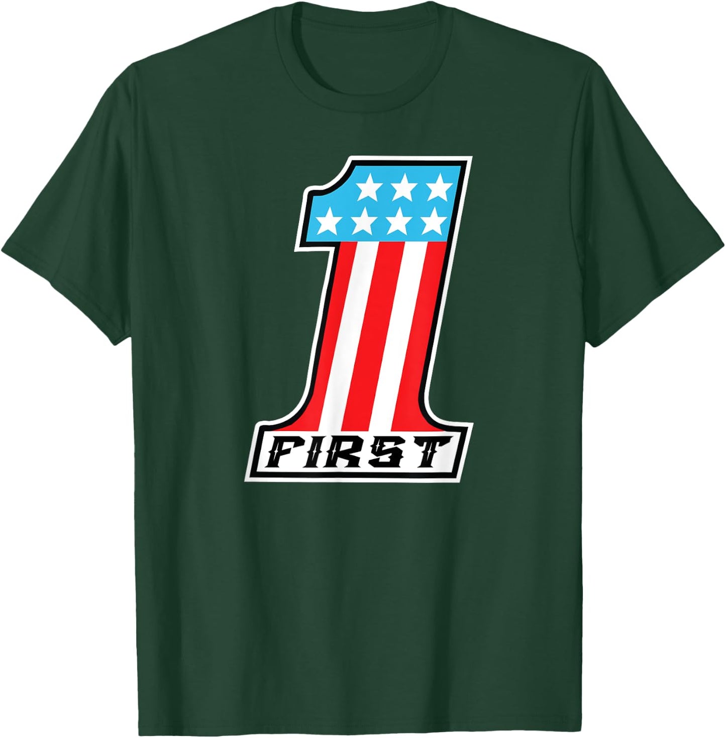America First or America #1 shirt T-Shirt - T-Shirt | Forest