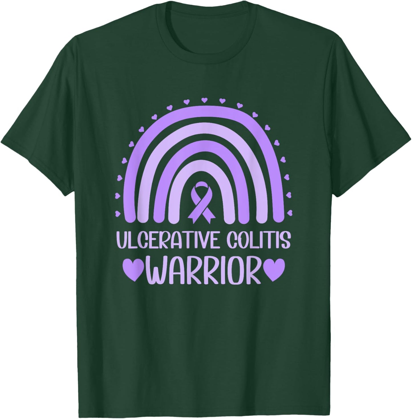 Ulcerative Colitis Warrior Ulcerative Colitis Awareness T-Shirt - T-Shirt | Forest